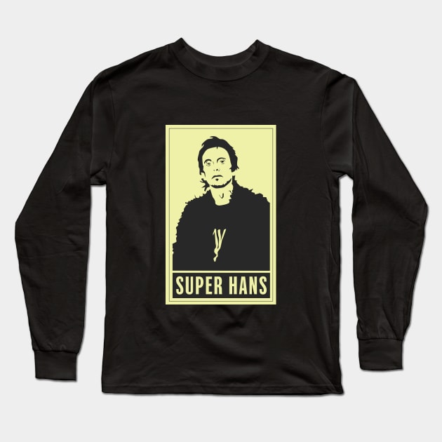 Super Hans - Vintage Design Long Sleeve T-Shirt by BobbyShaftoe